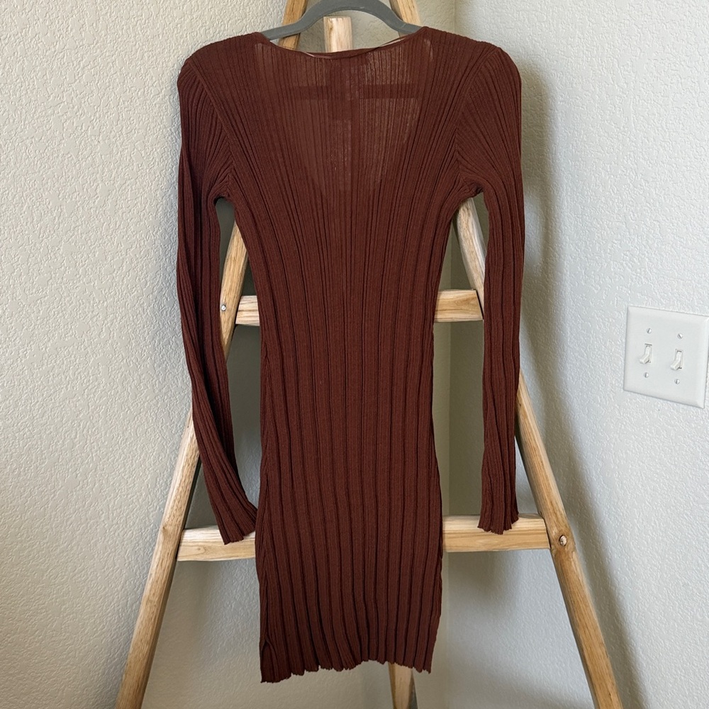 L*Space Wailea Cover Up in Coffee Brown - Picture 5 of 7
